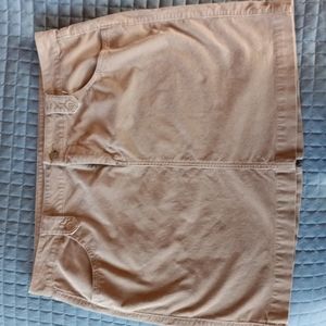 Old Navy khaki corduroy skirt size 16